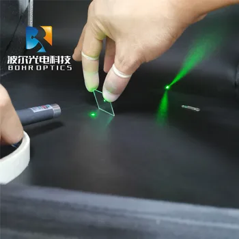 Beam Splitter Plokštės Dydis 36*26*1.1 mm 50T/50R Optinio Stiklo Optinis Lazerio Spektro Analizės Priemonės