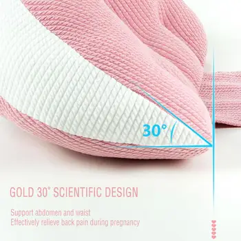Multi-spalvos Pasirinktinai, Nėščiosios Pagalvė Minkšta Paramos Pagalvę Motinystės Reikmenys Pilvą Nėštumo metu Nugaros, Juosmens Parama Pagalvėlė
