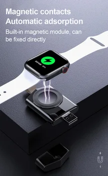 Tinka Apple Žiūrėti Belaidis Kroviklis Iwatch 5/4/3/2/1 Magnetinės Indukcijos Įkroviklis Priedai, Dalys Dropshipping