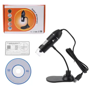 USB Skaitmeninis Mikroskopas su 8 LED 1000X Elektroninių Endoskopą Zoom Fotoaparatas didinamasis stiklas Pelninga su Stovu Turėtojas