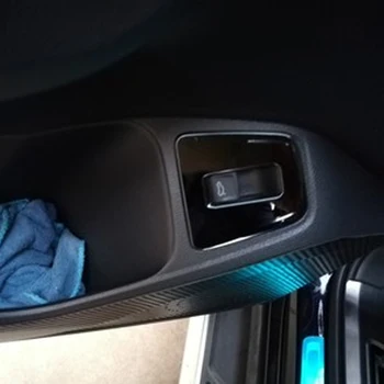Už Tiguan L 2017 2018 2019 2020 Automobilių Uodega Durų Mygtuką Dangtelio Lipdukas apdaila Galinių Durelių Jungiklio Dangtelį Apdaila priedai