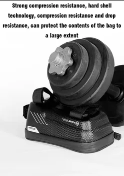022 sunkiai shell dviračių telefono maišelį kalnų dviratis, priekiniai pluošto krepšys viršutinis vamzdelis vandeniui mobiliojo telefono maišelį balno pagalvių jojimo įranga