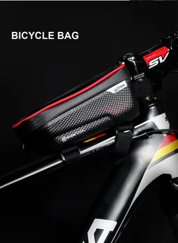 022 sunkiai shell dviračių telefono maišelį kalnų dviratis, priekiniai pluošto krepšys viršutinis vamzdelis vandeniui mobiliojo telefono maišelį balno pagalvių jojimo įranga