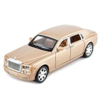 1:24 masto 20.5 CM Rolls-RoyceS Phantom su garso ir šviesos pullback modelis diecast automobilių mini žaislų kolekcijos dovanos F vaikas