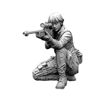 1/35 (50mm) Dervos Kareivis Modelis Dervos Kareivis Baltos spalvos Modelis Savarankiškai surinkti Žaislai Moterų Snaiperis-116
