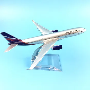 1/400 16cm Rusijos Oro transporto Keleivių A330-200 Plokštumos Orlaivių Lėktuvo Modelį, Vaikai Dovana