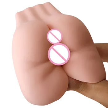 1.5 /2.5 kg/4kg Big Ass 3D sekso lėlė dirbtinės makšties Dvigubas Kanalų Sekso žaisliukai Vyrams Vyrų masturbator Sextoy makšties nekilnojamojo pūlingas