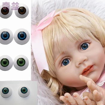1 Pora Atgimsta Prekių Baby Doll Eyes 24mm Akrilo Obuolio Tinka 28