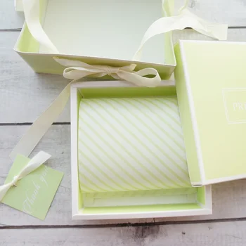 1 nustatykite popieriaus langelį (langelis+knyga+krepšys+tag), Žolės žalia dovanų popieriaus langelį, vestuves gimtadienis šokolado, sausainių saldainių pakuočių
