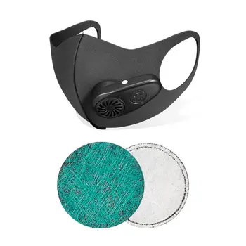 1 vnt. Elektros Smart Kaukė nuo Dulkių ir Oro Taršą Apsaugine Kauke Ourdoor Dviračių Sporto Dulkių Dalelių Respiratorių