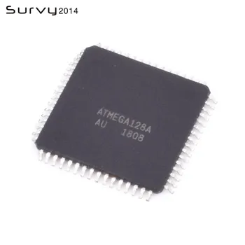 10 VNT ATMEGA128A-AS ATMEGA128A ATMEGA128 8-bitų Mikrovaldiklis QFP64 TQFP electronics 