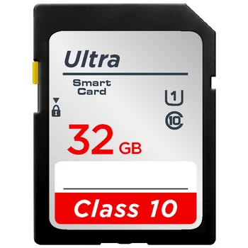 10 klasė 128 GB SD TF Card 32GB 64GB 8GB 16GB Flash Atminties SD Kortele 8 16 32 64 128 GB Fotoaparatas/VNT