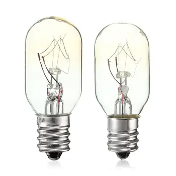 10 vnt./daug LED Lemputė 15W/25W 120V E12 Stiklo Kaitinamosios Lemputės, Šaldytuvas Druska Orkaitės Lemputė Namų Puošybai
