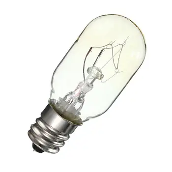 10 vnt./daug LED Lemputė 15W/25W 120V E12 Stiklo Kaitinamosios Lemputės, Šaldytuvas Druska Orkaitės Lemputė Namų Puošybai
