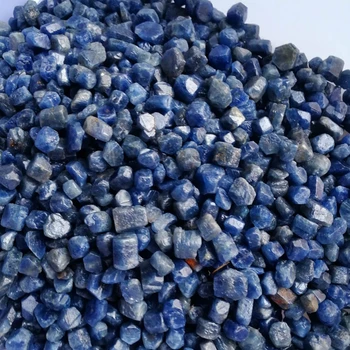 100g Natūralaus Blue Sapphire Kristalas Urmu Korundas Akmuo Grubus Reiki Pavyzdys