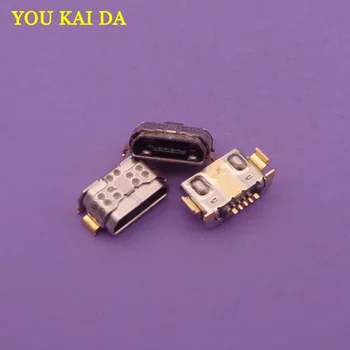 100vnt micro mini USB Doko Įkrovimo lizdas lizdas lizdas lizdas Huawei Honor Y6II CAM-L23 CAM-L03 CAM-L21 CAM-AL00 CAM-UL0