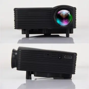 1080P LED Mini Projektorius 12V 24W USB Garso Nešiojamų Projektorių Namų Media 