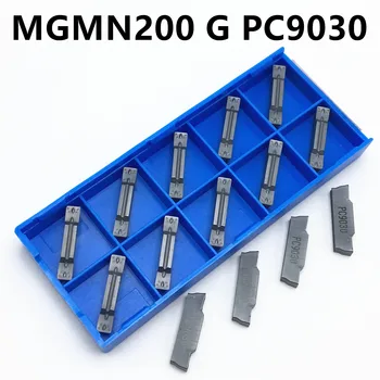 10VNT MGMN200 G NC3020 / NC3030 / PC9030 2mm juostinėmis karbido įterpti MGMN200-G tekinimo frezavimo pjovimo ir išpjovų įrankis korloy