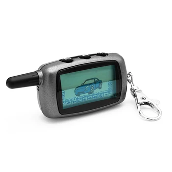 10VNT twage A6 LCD Nuotolinio valdymo pultelis Pultelio Transporto priemonių Saugumo dvipusis Automobilių Signalizacijos StarLine A6 Keychain