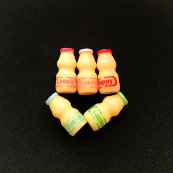 10vnt Mielas 23 mm*11mm 3D stereoskopinis derva, Pieno butelis idealiai tinka pakabučiai,auskarai 