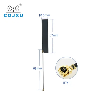 10vnt/daug 433MHz Wifi Antenos FPC IPX Didelis Pelnas 2.5 dBi Įvairiakryptė IPEX Antenos COJXU TX433-FPC-5711