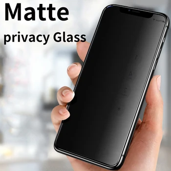 10vnt/lot 28° Visiškai Padengti Privatus Screen Protector, iPhone 11 12 Pro max X XS XR 6S 7 8 Matinis Anti spy Grūdintas Stiklas Privatumo