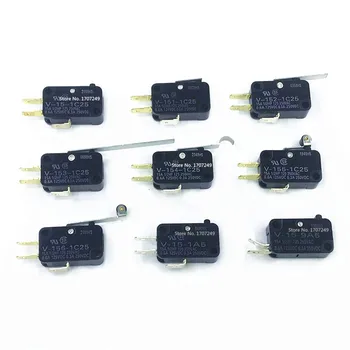 10vnt originalus OMRON micro switch V-15-1A5 V-15-9A5 V-15-1C25 V-151-1C25 V-152-1C25 V-153-1C25 V-154-1C25 V-155-1C25 V-156-1C25