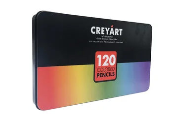 120 Medienos Spalvos profesinės lapis naftos spalvotų pieštukų rinkinį, piešimo pieštukai