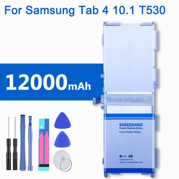 12000mAh EB-BT530FBC Tablet Akumuliatorius, Skirtus Samsung GALAXY Tab, 4 CM T530 T531 T535 Li-ion Ličio Polimero Baterijų