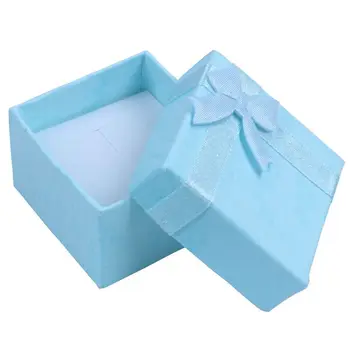 12pcs BlueJewelry Žiedas, Auskarai Bangle Dovanų Dėžutės Cutely Mažų Dovanų Dėžutėje