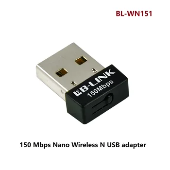 150M mini usb wi-fi adapteris su MT 7601 Chipset 150 Mbps Nano belaidis USB adapteris BL-WN151