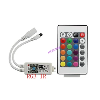 16Million spalvų Wifi RGB / RGBW led valdiklis išmanųjį telefoną valdyti muzikos ir laikmačio režimas magic namų mini wifi led rgb controlle