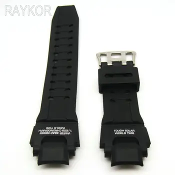 16mm Rankena PU Dervos Ruber Žiūrėti Band Laikrodis Diržu, Casio G-shock GW-A1000 GA-1100 G-1400A GW-4000 Didmeninė Fabrikas