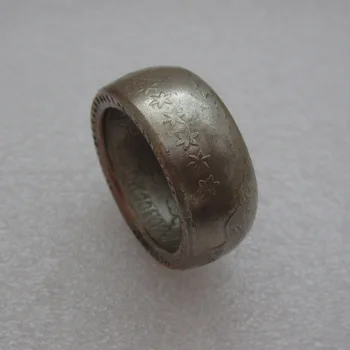 1804 Puoštas Monetos Žiedas Senovinių Monetų Rankų Darbo Žiedas