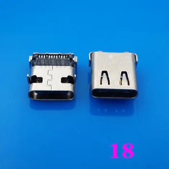 18Model USB C Tipo Moterų Jungtys Micro USB 3.1 Kėlikliai 