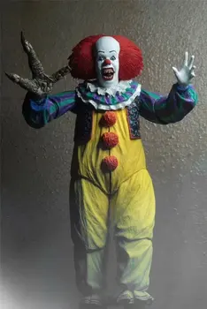 18cm 7INCH NAUJAS NECA TAI Pennywise Joker 1990 sena versija Klounas Veiksmų Skaičius, Modelis Žaislas, Lėlė Dovana