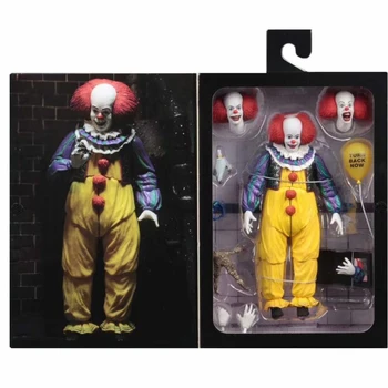 18cm 7INCH NAUJAS NECA TAI Pennywise Joker 1990 sena versija Klounas Veiksmų Skaičius, Modelis Žaislas, Lėlė Dovana