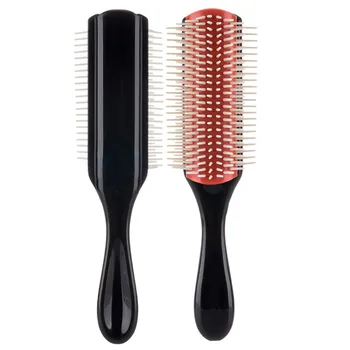 1PC Plaukų Formavimo Šepetys Kviečių Šiaudų Detangle Hairbrush Salonas Kirpyklos Tiesiai Garbanotas Plaukų Šukos Raizginys Moterų Plaukų Šepetys Minkštas