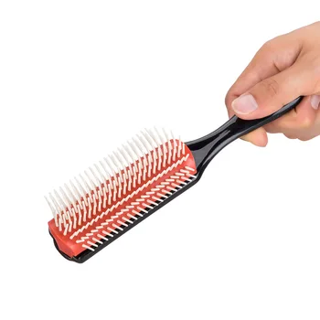 1PC Plaukų Formavimo Šepetys Kviečių Šiaudų Detangle Hairbrush Salonas Kirpyklos Tiesiai Garbanotas Plaukų Šukos Raizginys Moterų Plaukų Šepetys Minkštas