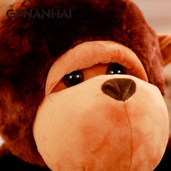 1pc 110cm milžiniško animacinių filmų Didelė burna beždžionė pliušinis žaislas, Gorila Diamond pliušinis lėlės įdaryti pagalvės vaikams playmates žaislas