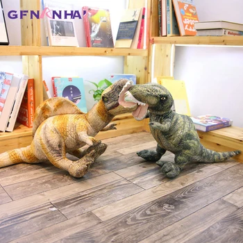 1pc 5 Naujų Stilių Kūrybos Realus Dinozaurų Pliušinis žaislas Įdaryti Modeliavimas Spinosaurus Triceratopsas Tyrannosaurus Rex Vaikams, Lėlės