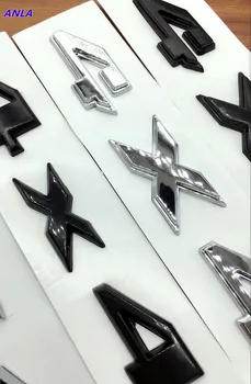 1pcs 3D Metalo 4X4 Keturi varomi Ratai Automobilių Lipdukas Logotipas Ženklelis Jeep Renegade Kompasas 
