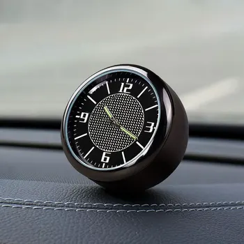 1x Automobilio Logotipas Laikrodis Žiūrėti Kvarcas Laikrodžio Automobilių Interjero Apdaila 