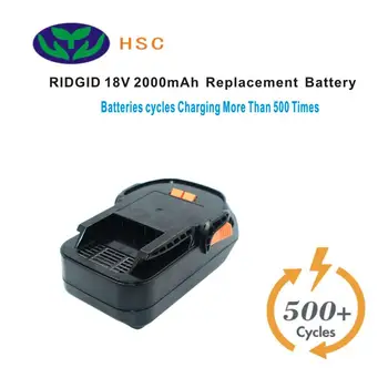 2.0 Ah 18650 Baterija RID18B Li-ion Baterija 18V Pakeisti Ridgid R840084 AC840084 130383025 /AEG L1830R B1820R L1815R