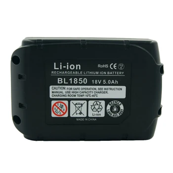 2/3PCS 18V 5000mAh Bateriją su LED Indikatoriumi Makita LXT Ličio-Jonų elektrinių Įrankių 194205-3 BL1850 BL1840 BL1860