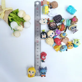 2-3cm Mini Animacinių filmų Anime Veiksmų Skaičius, Žiūri Stiklinės Akys, Doorables Lėlės Kapsulė Žaislas Princesė Lėlės Vaikams Kalėdų Dovana Žaislai