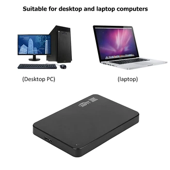 2,5 colio Išorinį Kietąjį Diską, USB 3.0 500GB 1 TB 2TB Storage HDD Išorinį Kietąjį Diską Nešiojamas HD Kietasis Diskas Staliniams Nešiojamąjį kompiuterį Mac H