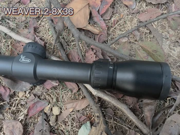 2-8X36 Medžioklės Riflescope taikymo Sritis Secod Židinio Plokštumos Optika Su 11 arba 20MM stovai Geležinkelių Juoda Šautuvas šaudymo taikymo Sritis