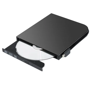 2-In-1 Tipo C+USB 3.0 Išorinis DVD RW CD įrašymo įrenginys DVD RW Diskų Grotuvas Optinį Diską, Asus, lenovo, Acer, Dell Nešiojamas KOMPIUTERIS HP IBM