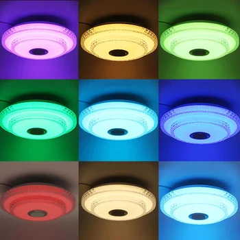 200W 110-220V LED Kristalų RGB LED Lubų Šviesos 